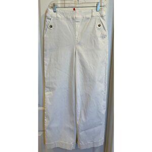 Spanx White Wide Leg Pants Large/Tall